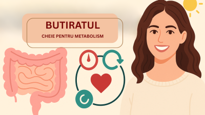 Butiratul – molecula cheie care influențează greutatea, metabolismul și starea de bine
