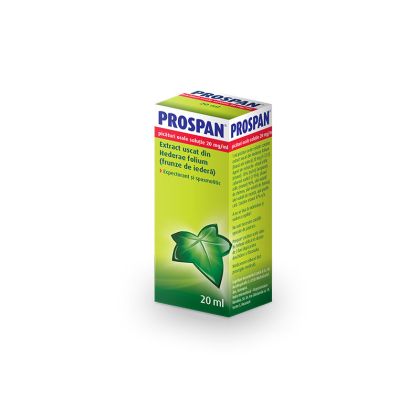 Prospan picaturi - Medicament din plante pentru tratamentul tusei