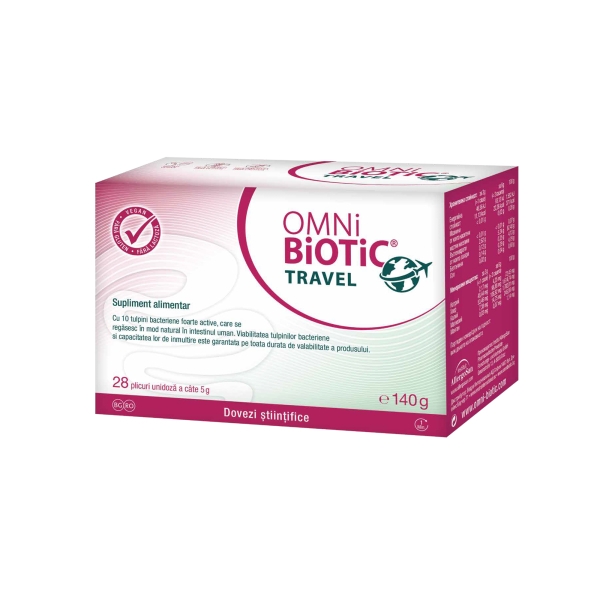 Omni Biotic Travel, 28 plicuri, Institut Allergosan