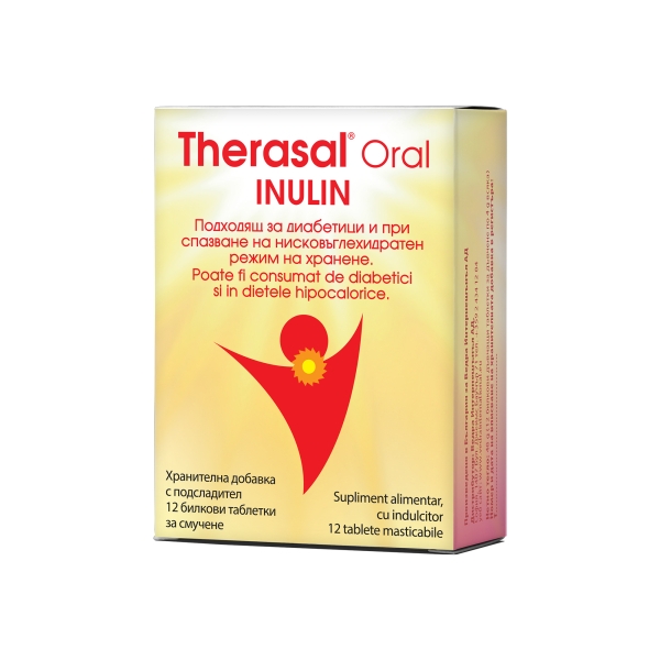 Therasal Oral cu inulina x 12 pastile de supt