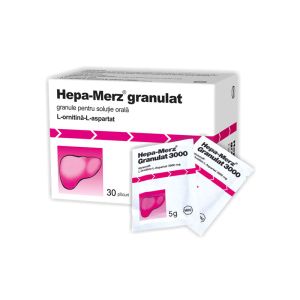 Hepa-Merz granulat pentru terapia ficatului.