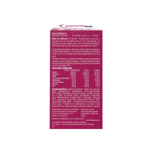 OMNI BIOTIC 6, 60 g, Institut Allergosan