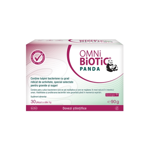 OMNI BIOTIC PANDA, 30 plicuri, Institut Allergosan