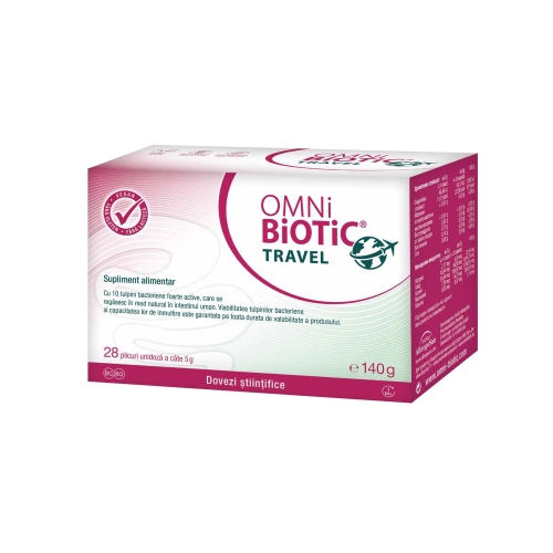 Omni Biotic Travel, 28 plicuri, Institut Allergosan